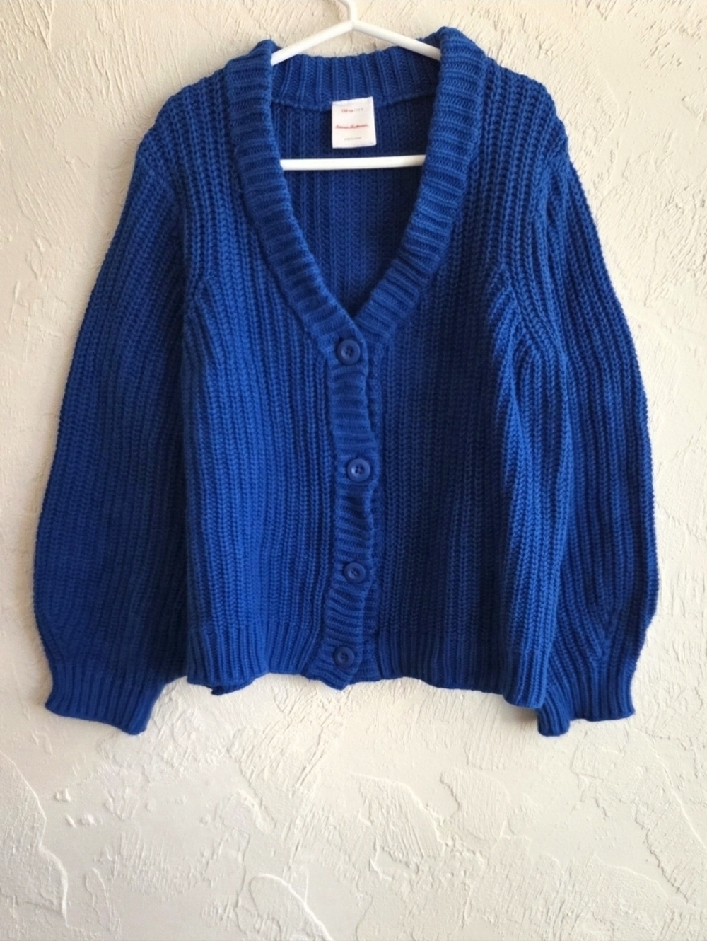 Hanna Andersson Chunky Knit Cotton Cardigan 8